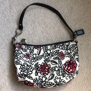 Coach Graffiti Poppy/Rose Mini Purse